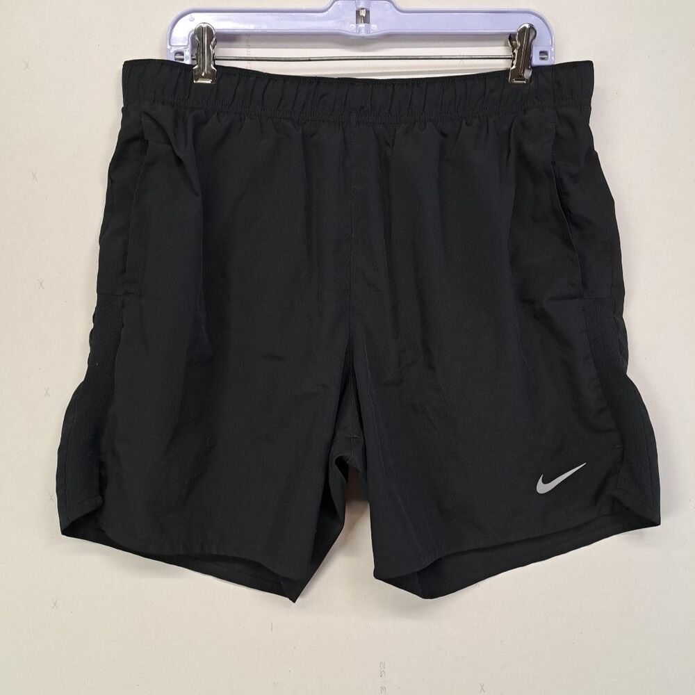 Nike Challenger Dri Fit 7" Running Shorts Black Large